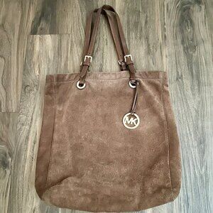 MICHAEL Michael Kors Brown Suede Tote
